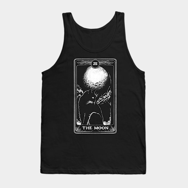 The Moon Cat Tarot Tank Top by mybeautypets